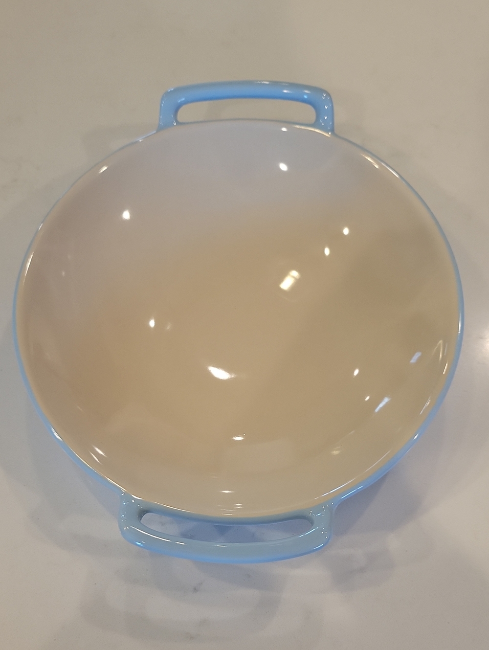 Le Creuset Coastal Blue Wok Dish